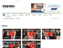 Tablet Screenshot of gestionsolidaria.com